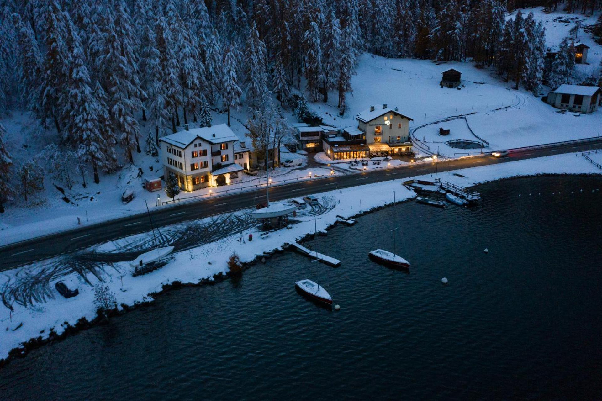 Hotel Cristallina Sils Maria Exteriör bild